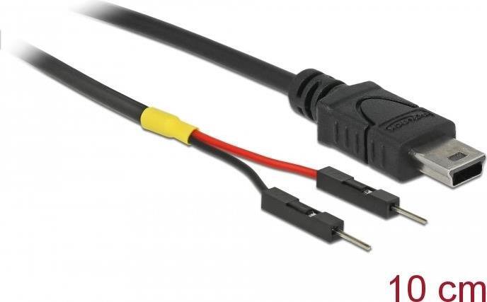 Delock Cavo di alimentazione USB Mini-B a 2 x connettori di alimentazione singol
