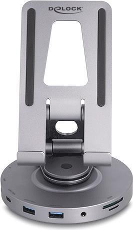 Delock Docking station per tablet e notebook 4K con supporto integrato - HDMI/US