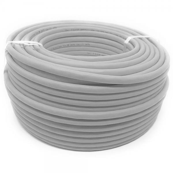 Techly Professional Matassa S/FTP Cavo Cat.6A Rame 100m Flessibile PIMF Grigio