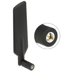 Delock Antenna LTE SMA plug 05 - 3 dBi omnidirezionale girevole con giunto incli