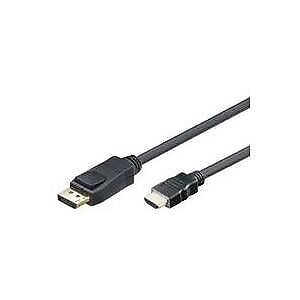 M-Cab 7003466 cavo e adattatore video 2 m DisplayPort HDMI Nero (2M DP HDMI CABL