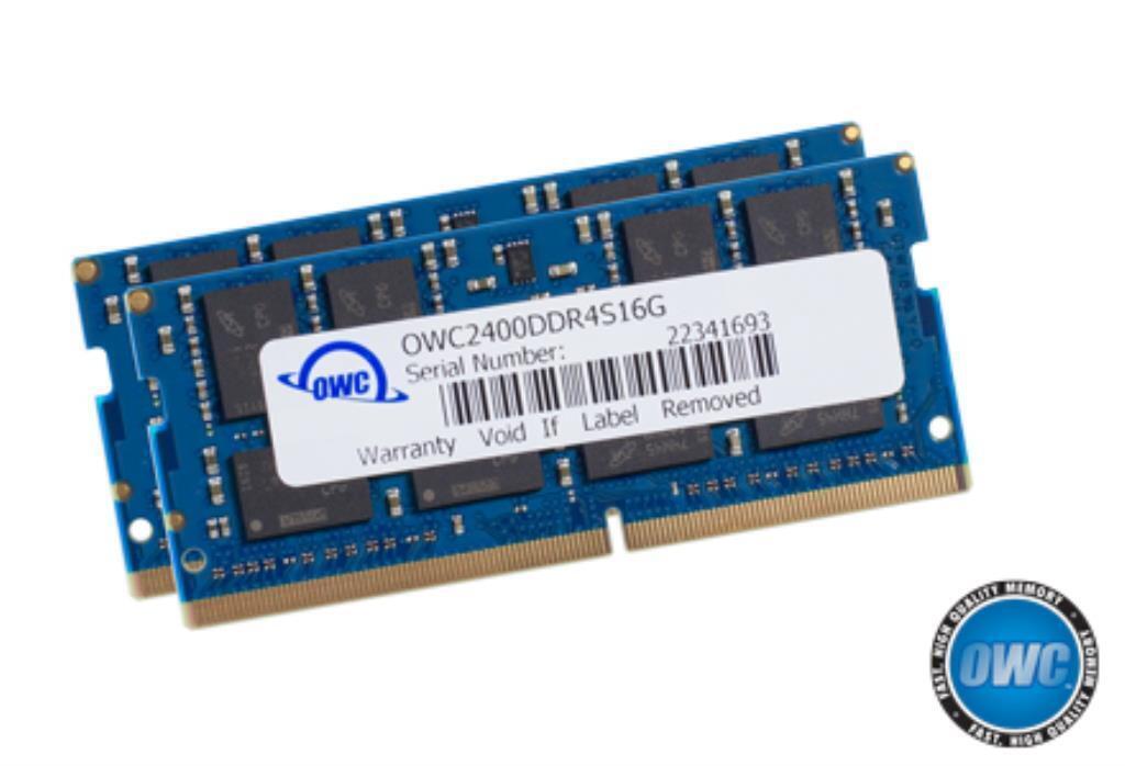 OWC Kit RAM 32GB (2x16GB) PC4-19200/2400MHZ DDR4 SO-DIMM - per iMac Retina 5K di