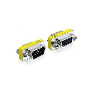 VGA 15 Pin Stecker  VGA 15 Pin Buchse  VGA Buchse mit Muttern  VGA Stecker mit S