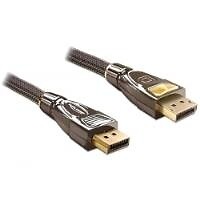 Displayport 1.2  Anschlsse Displayport 20 Pin Stecker-Stecker  Drahtquerschnitt