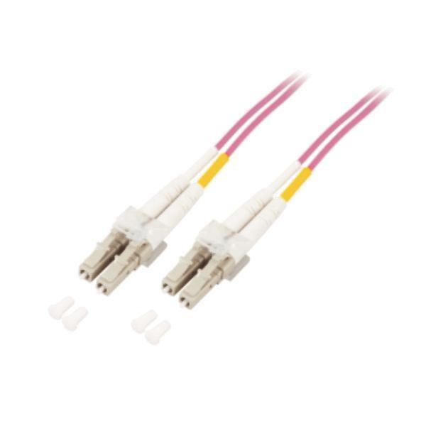 M-Cab 7003403 cavo InfiniBand e in fibra ottica 3 m LC Viola (3M LWL JUMPER OM4