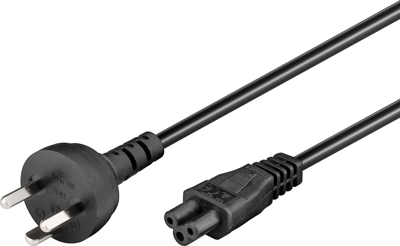 MicroConnect Power Cord DK EDB - C5 1.8m  Black,