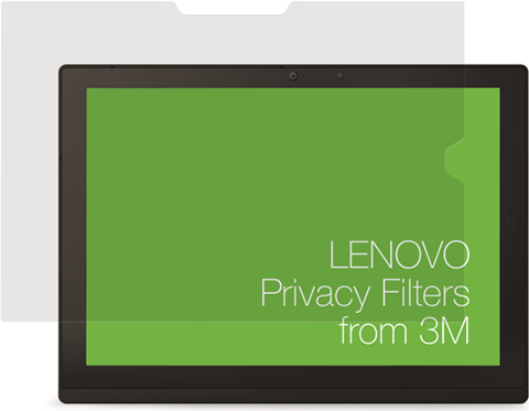 Lenovo 12.3 inch Privacy Filter for X12 Detachable with COMPLY Attachment from 3