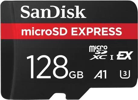 SanDisk Express 128 GB MicroSDXC UHS-I (EXPRESS MICROSD CARD 128GB - UP TO 880MB