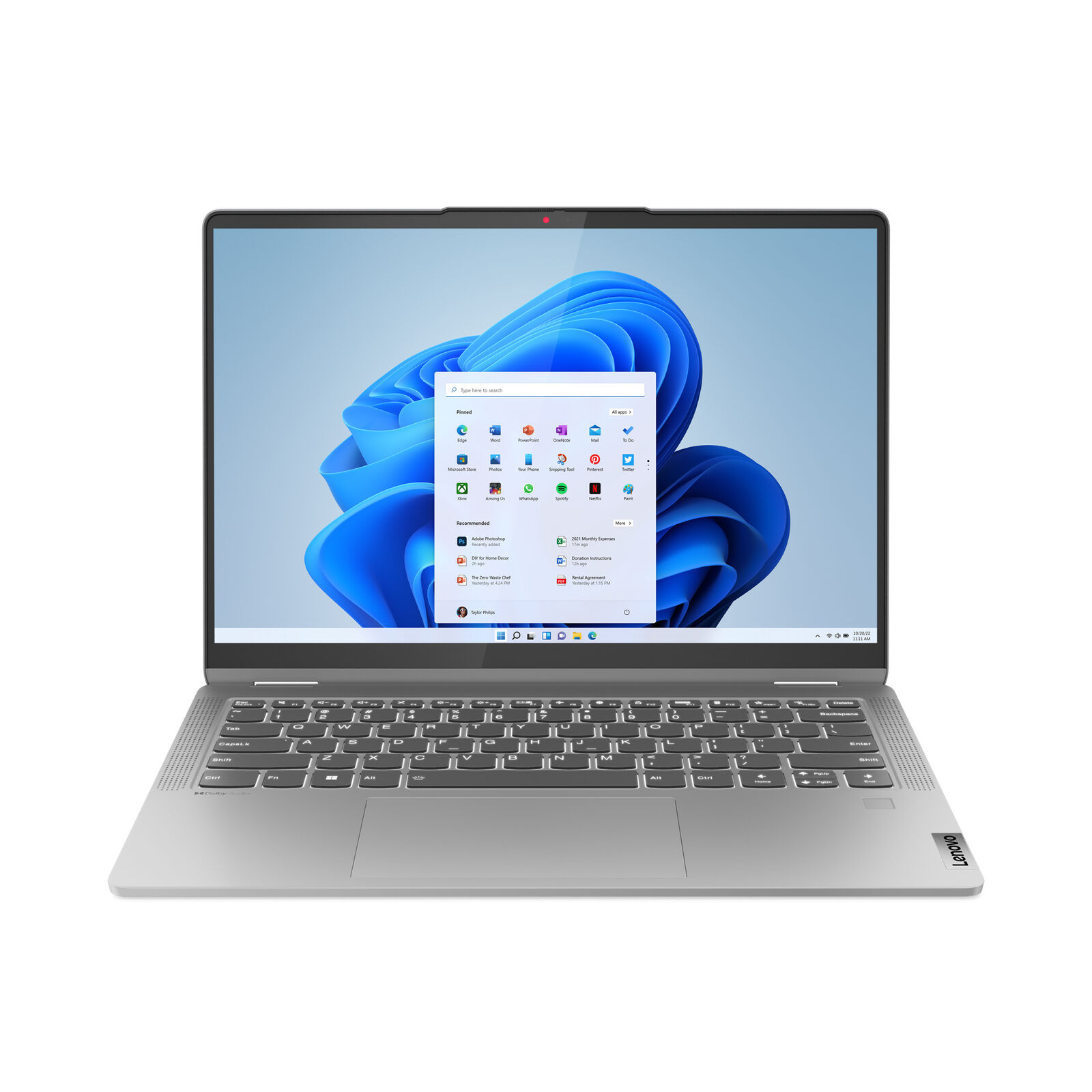 Lenovo IdeaPad Flex 5 14ABR8 AMD Ryzen 5 7430U Ibrido (2 in 1) 356 cm (14") Touc