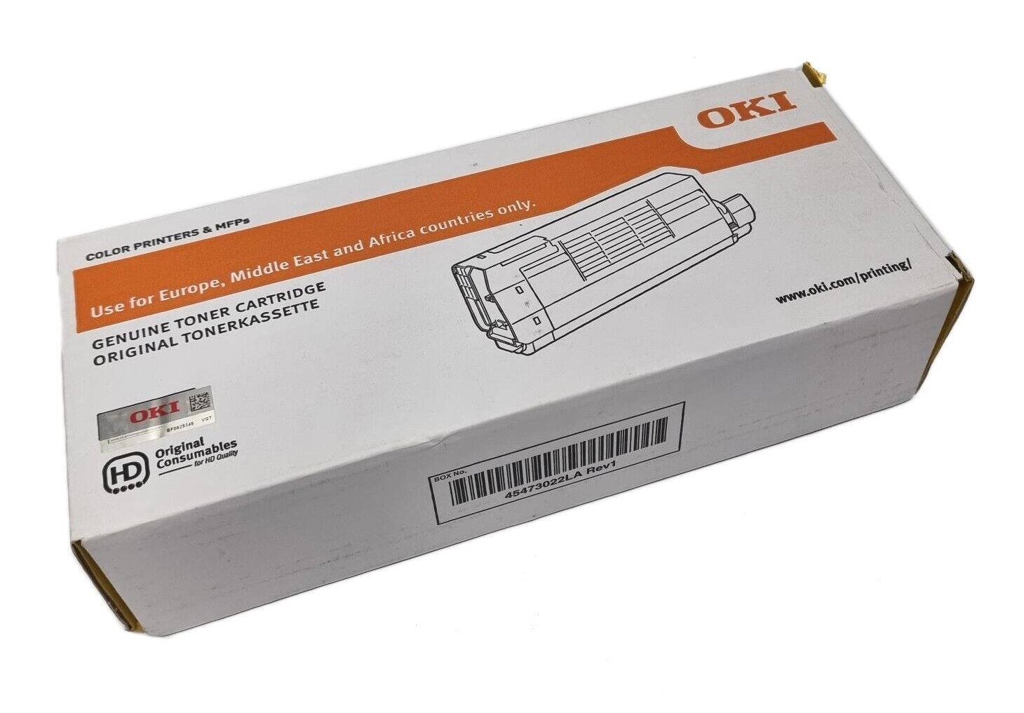 Originale OKI 44318605 C710,C711,C711WT,C711DM Giallo Toner Cartuccia