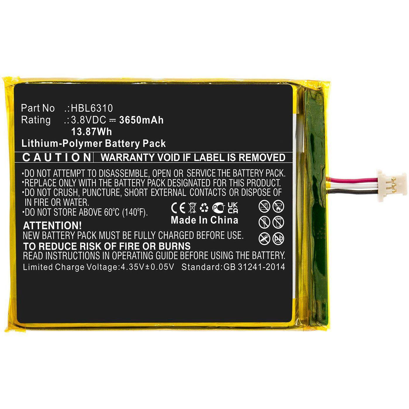 CoreParts MBXPOS-BA0506 parte di ricambio per la stampa (Battery 14Wh Li-Polymer