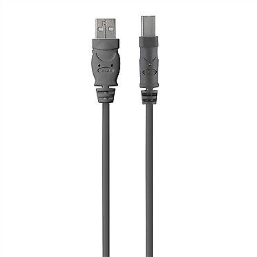 Belkin USB 2.0 A - USB 2.0 B, 3m cavo USB USB A USB B Grigio