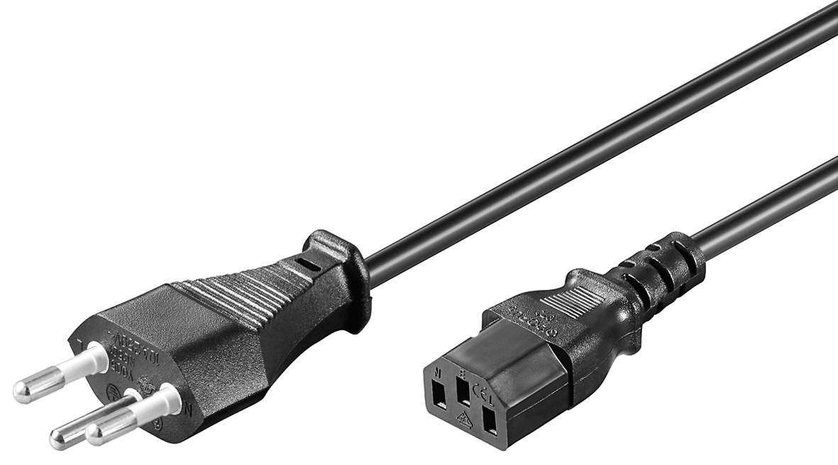 MicroConnect Power Cord Swiss - C13 5m  Power Swiss Type J - C13