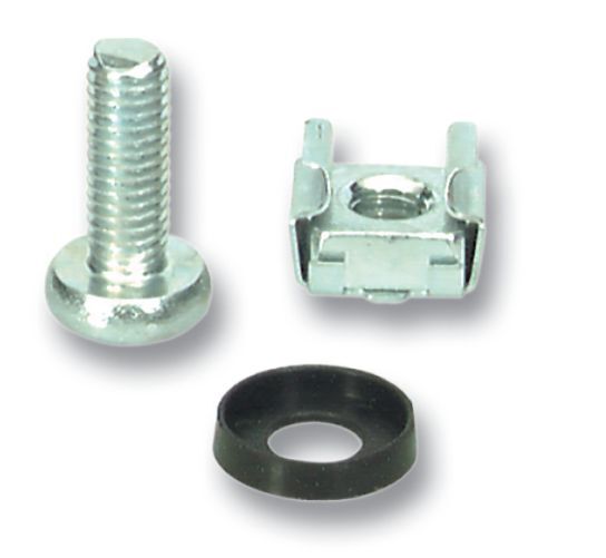 MicroConnect Set of Captive Nuts 20 x M6  20 x captive nuts M6