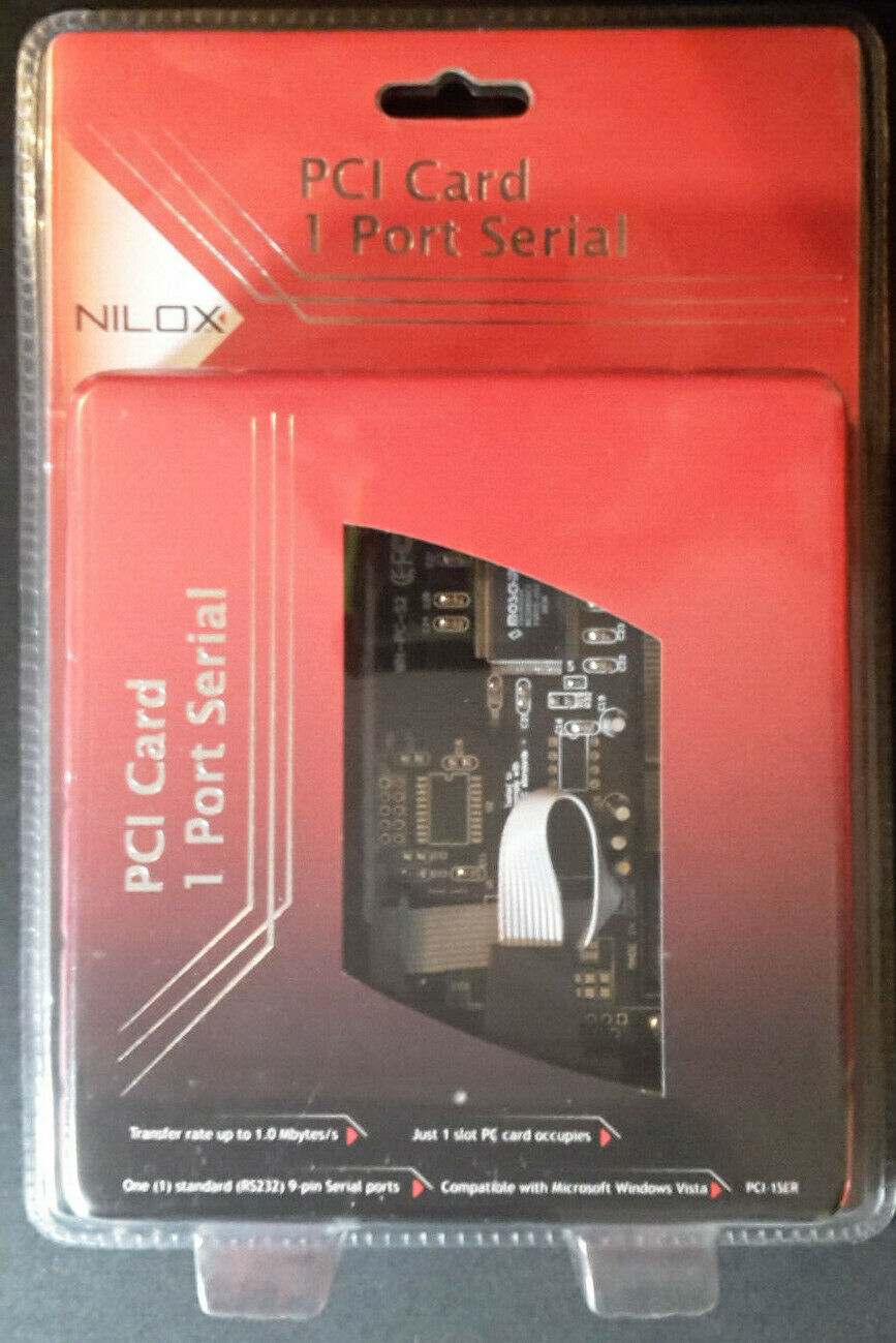 SCHEDA PCI CARD NILOX 1 porta seriale NM-007/PC-1SER nuovo