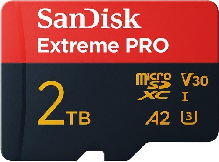 SanDisk Extreme PRO 2 TB MicroSDXC UHS-I Classe 10 (SanDisk Extreme Pro - Scheda