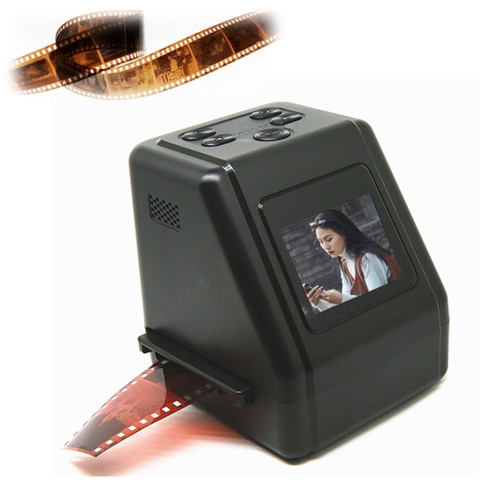 Scanner per Negativi Scanner per Diapositive Compatto Funzionamento Semplice ...