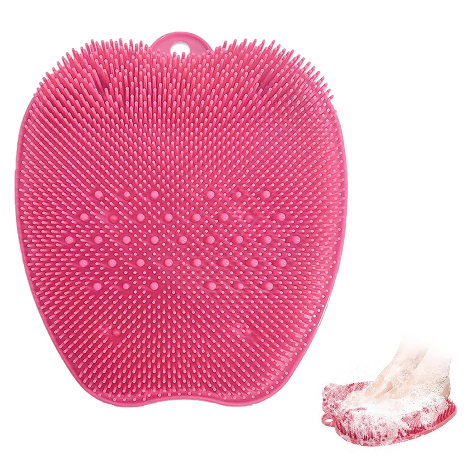 CLDURHGE Tappetino Scrubber per Piedi, Doccia Massaggiatore Foot Scrubber (R1b)