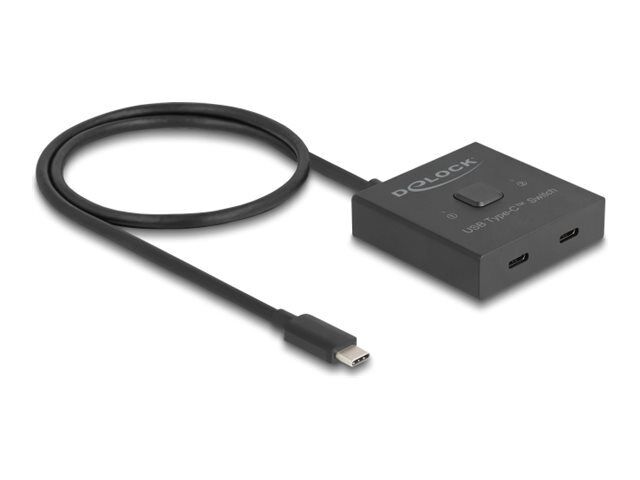 Delock Video splitter/switch 10 Gbps, bidirectional, 8K 2 x USB-C 18911