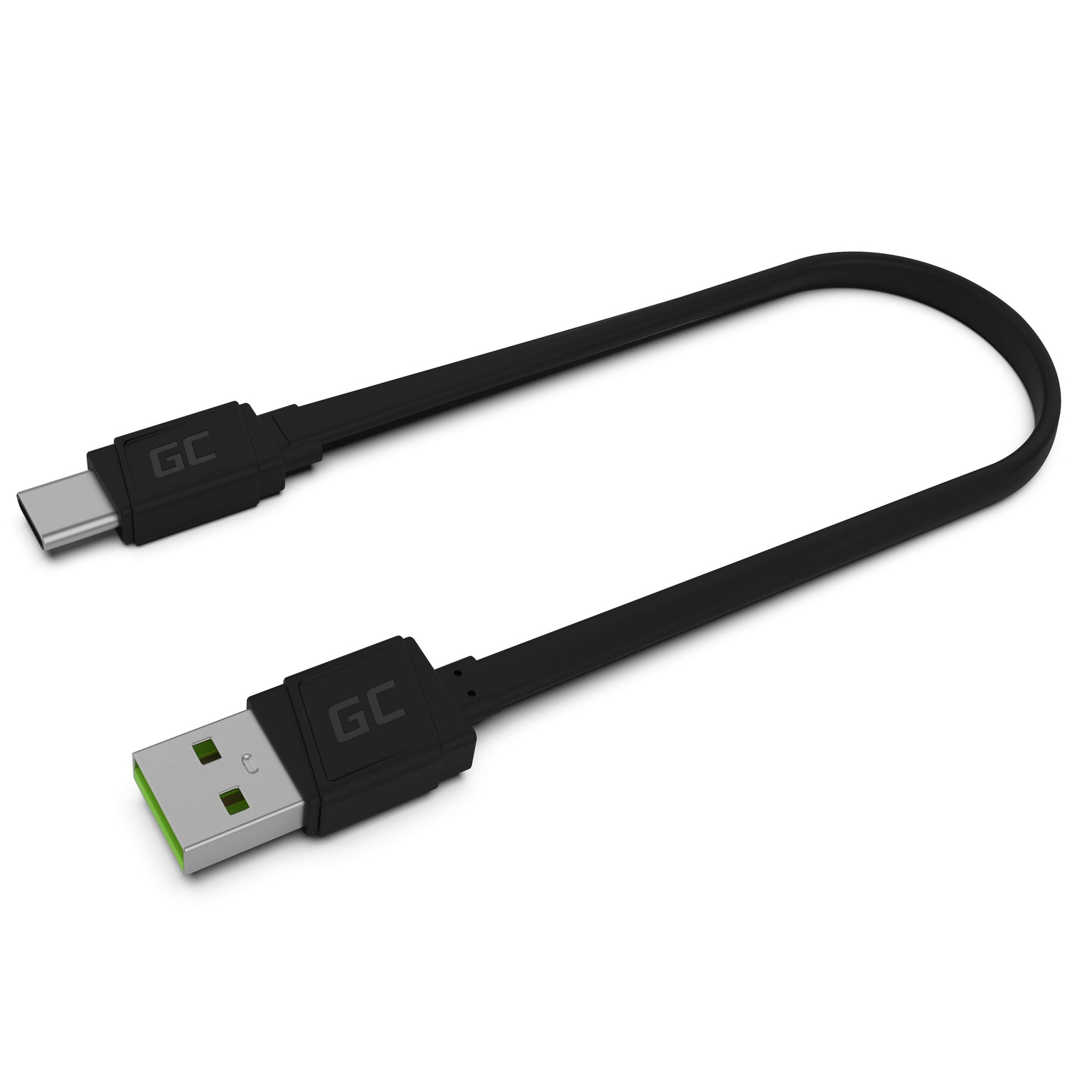 Green Cell KABGC03 USB Cable 0.25 m USB A USB C Black