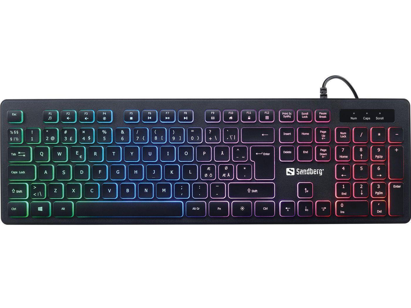 Sandberg Stealth Gamer Keyboard NORDIC (Gamer Keyboard Stealth NORDIC - Gamer Ke
