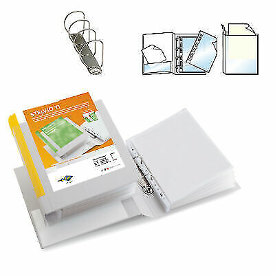 Raccoglitore Stelvio Ti 30 A4 4D 22X30Cm Bianco Personalizzabile Sei Rota