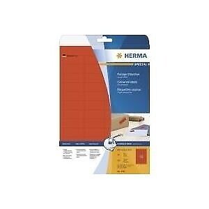 Etichette universali HERMA 4367 457 x 212 mm rosse