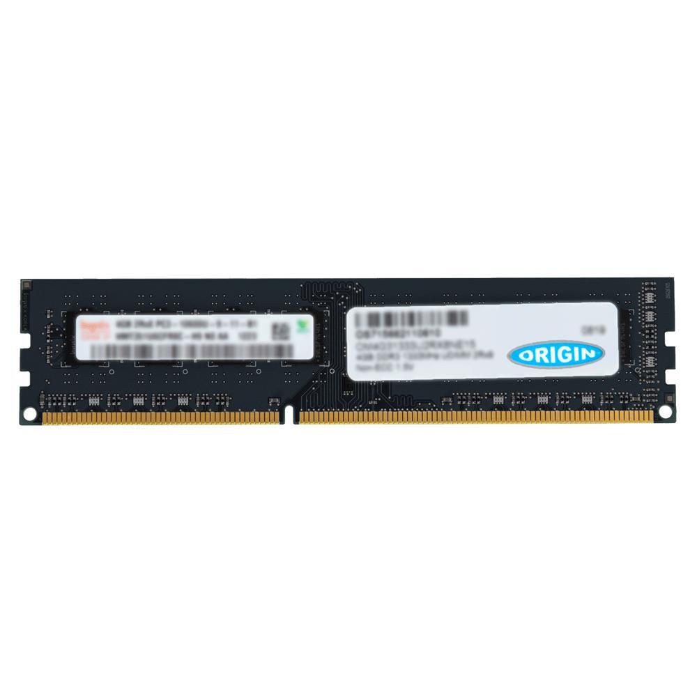 Origin Storage 4GB DDR3 1600MHz UDIMM 1Rx8 Non-ECC 1.35V memoria 1 x 4 GB 1333 M