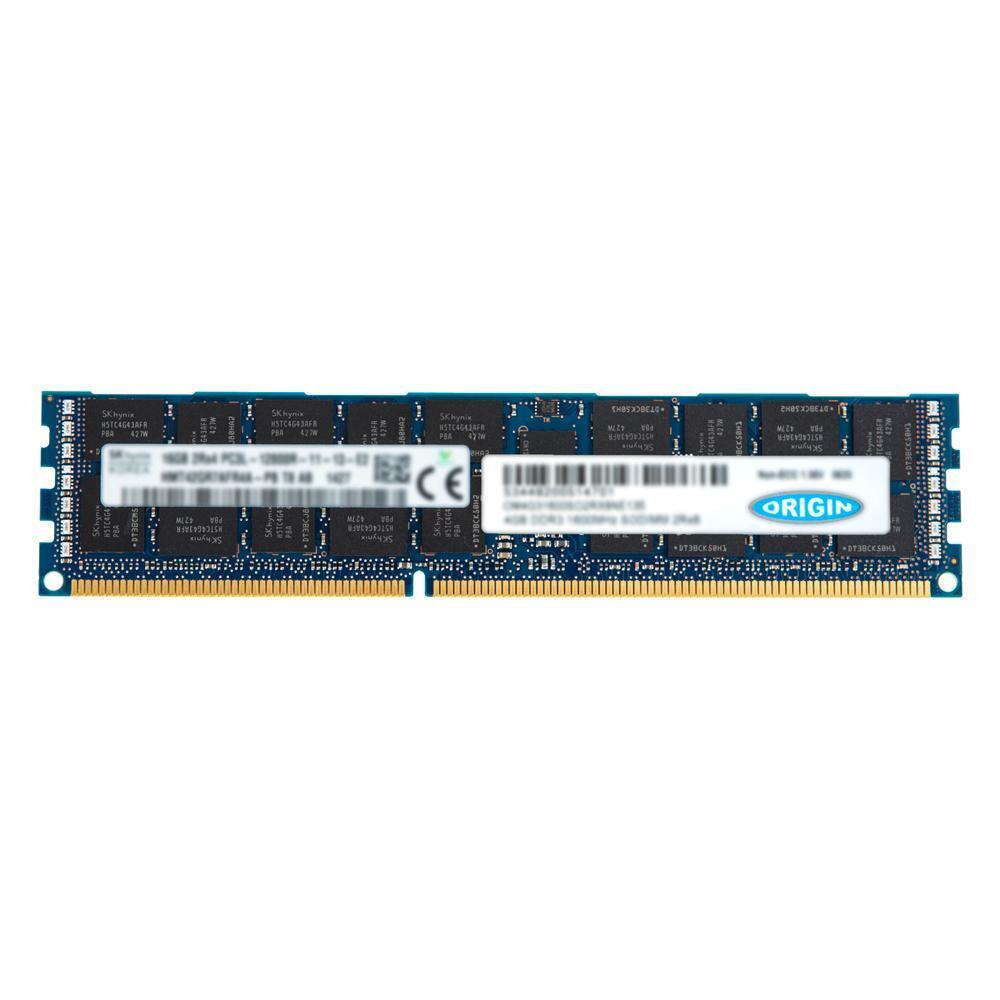 Origin Storage Origin 8GB 2Rx4 DDR3-1600 PC3-12800R Registered ECC 1.5V 240-pin
