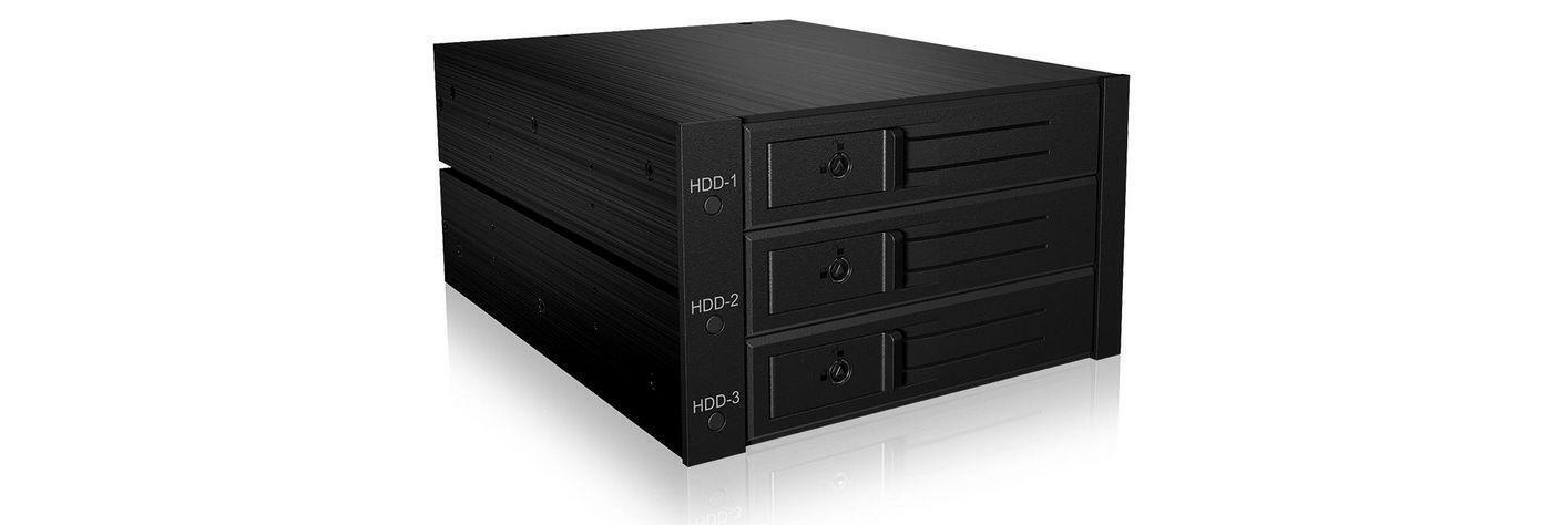 Typ Backplane  intern 3x 3.5" SATA/SAS 6Gb/s  extern 3x SATA 6Gb/s  Bauhhe 2x 5.