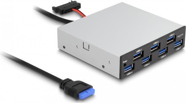 Delock Pannello frontale USB 5 Gbps da 35" 7x USB Tipo-A