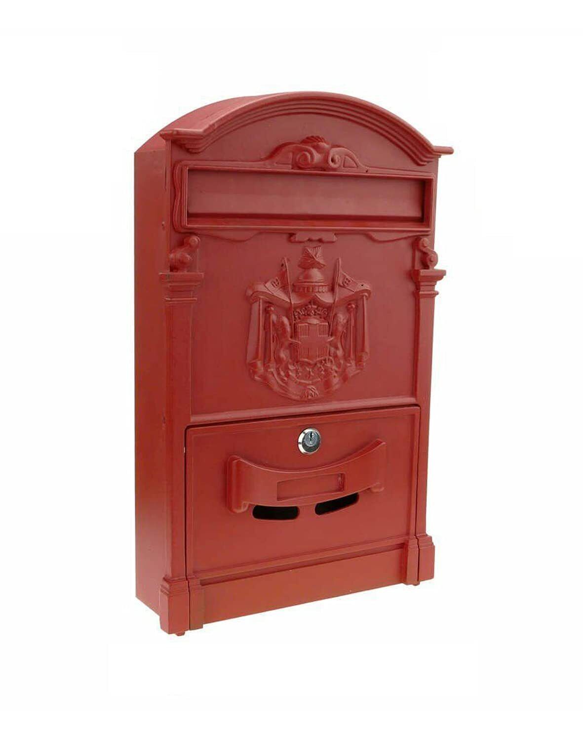 Kippen 10005CR - Cassetta Postale Modello REGIUS, Colore Rosso, (s2k)