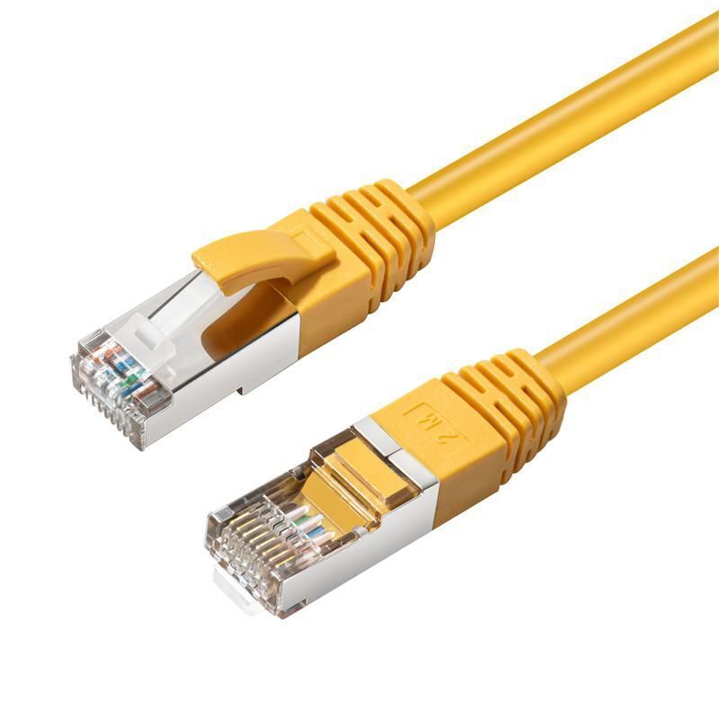 MicroConnect F/UTP CAT6 7m Yellow LSZH  Outer Shield : Foil screening