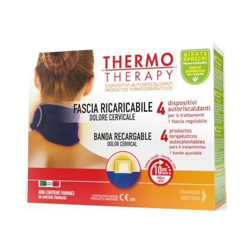 Thermo Therapy Fascia Ricaricabile per Dolori Cervicali, Non Contiene (T7N)