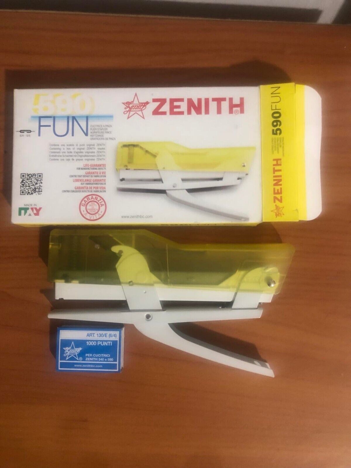 ZENITH 590 FUN 6/4 - 6/6 CUCITRICE A PINZA CONTIENE UNA SCATOLA DI PUNTI