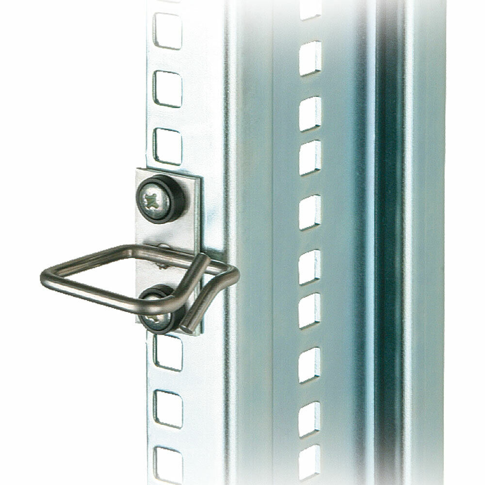 INL Anello gestione cavi per montanti verticali Rack 19" acciaio, 80x80mm (Trit