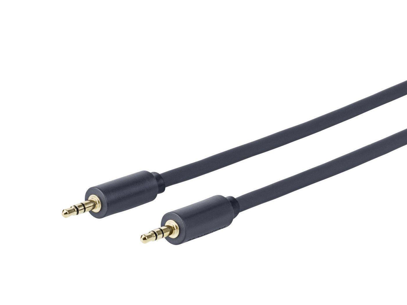 Vivolink 1.0m 3.5mm - 3.5mm cavo audio 1 m Nero (3.5MM CABLE M-M - . - Warranty
