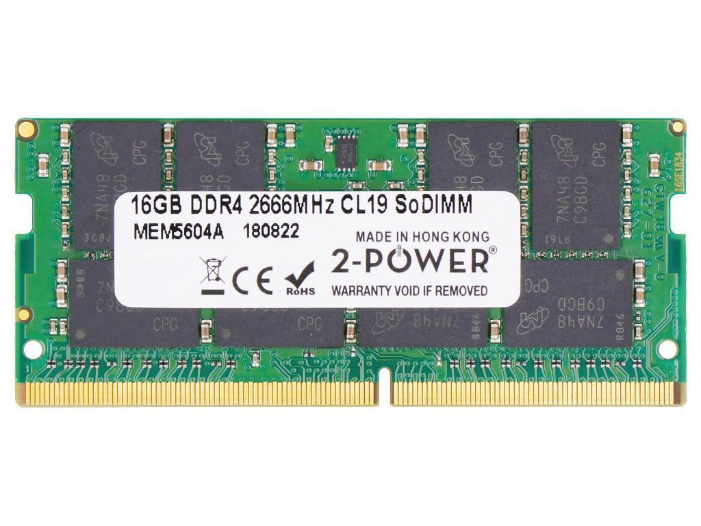 2-Power 2P-KCP426SD8/16 memoria 16 GB 1 x 16 GB DDR4 2666 MHz (16GB DDR4 2666MHz