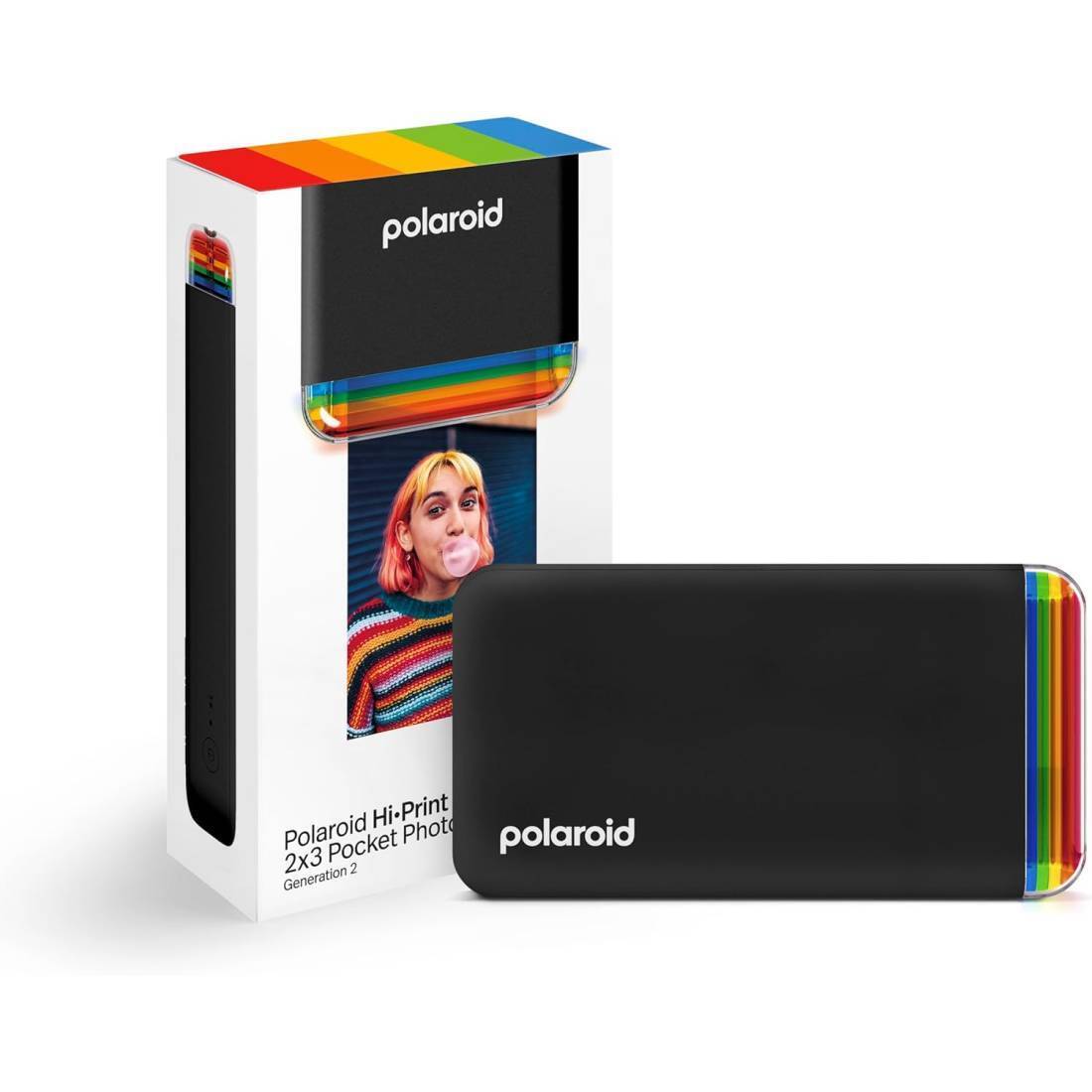 Polaroid Hi-Print 2x3 Pocket Photo Printer Gen 2 Bluetooth nero