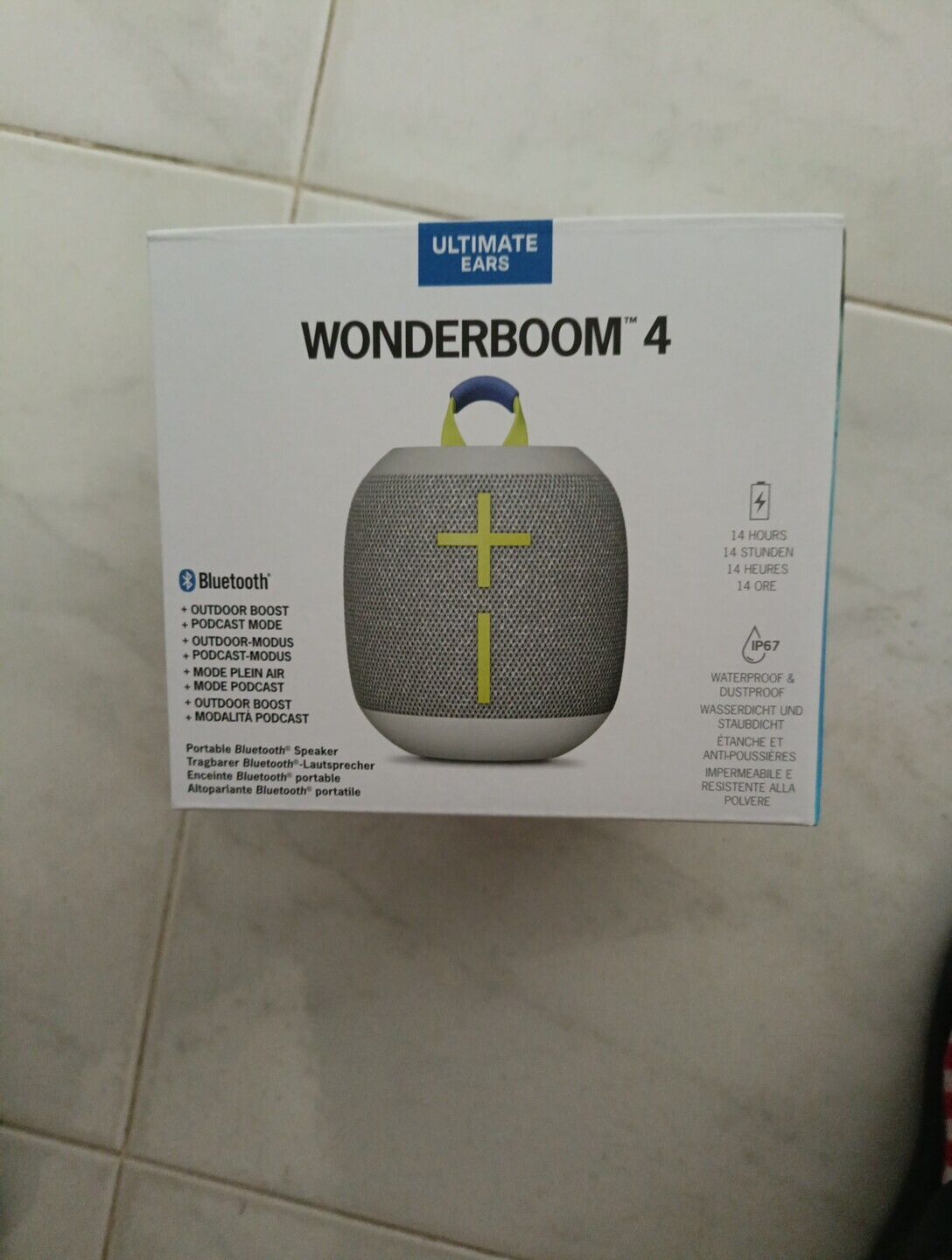 Ultimate Ears WONDERBOOM 4, altoparlante Bluetooth portatile impermeabile