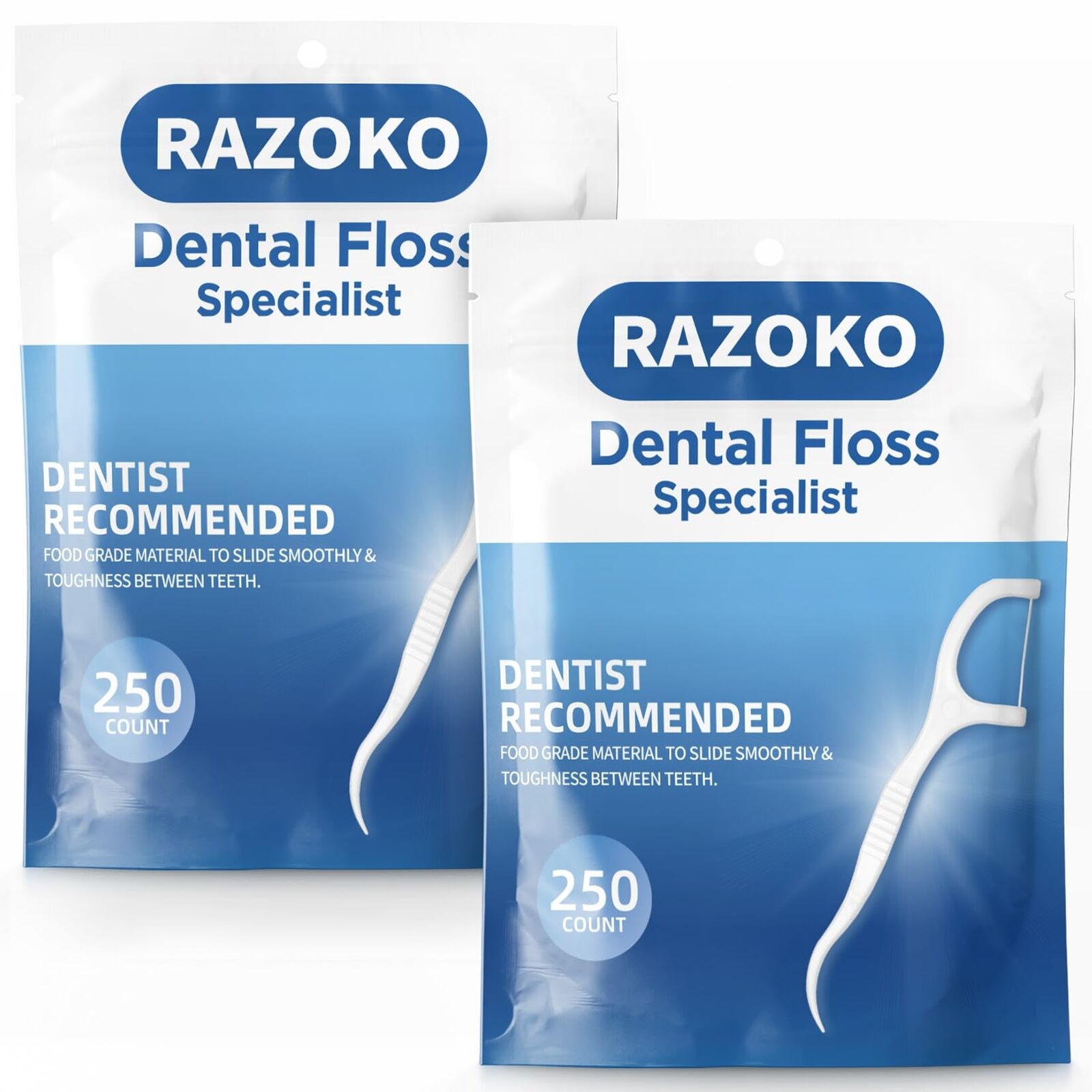 Filo interdentale Picks Stick per stuzzicadenti High Pull, Picks Floss (A5k)
