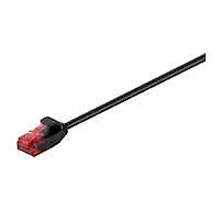 MicroConnect U/UTP CAT6 7.5M Black Slim  Unshielded Network Cable,