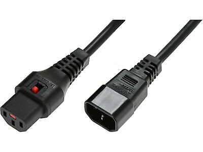 MicroConnect Extension cord with IEC LOCK  C13-C14, 5m