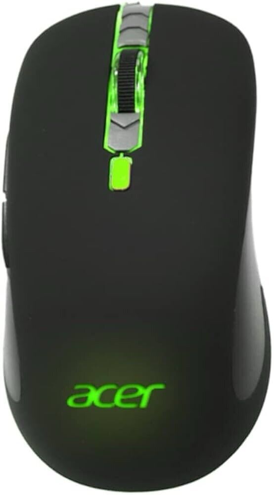 Mouse gaming USB Acer Twist 6.400 DPI pc computer notebook 6 pulsanti Led Rgb