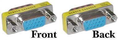 MicroConnect Mini Gender HD15 F/F VGA-VGA  HD15 Female to Female