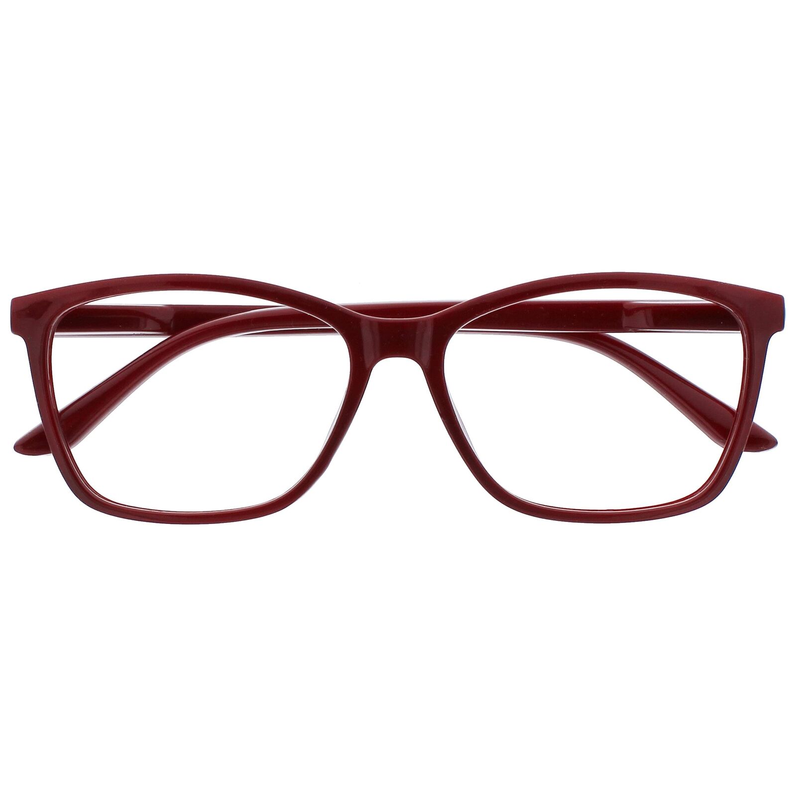 The Reading Glasses Company Rosso Scuro Marrone Lettori Grande Stile (t8T)