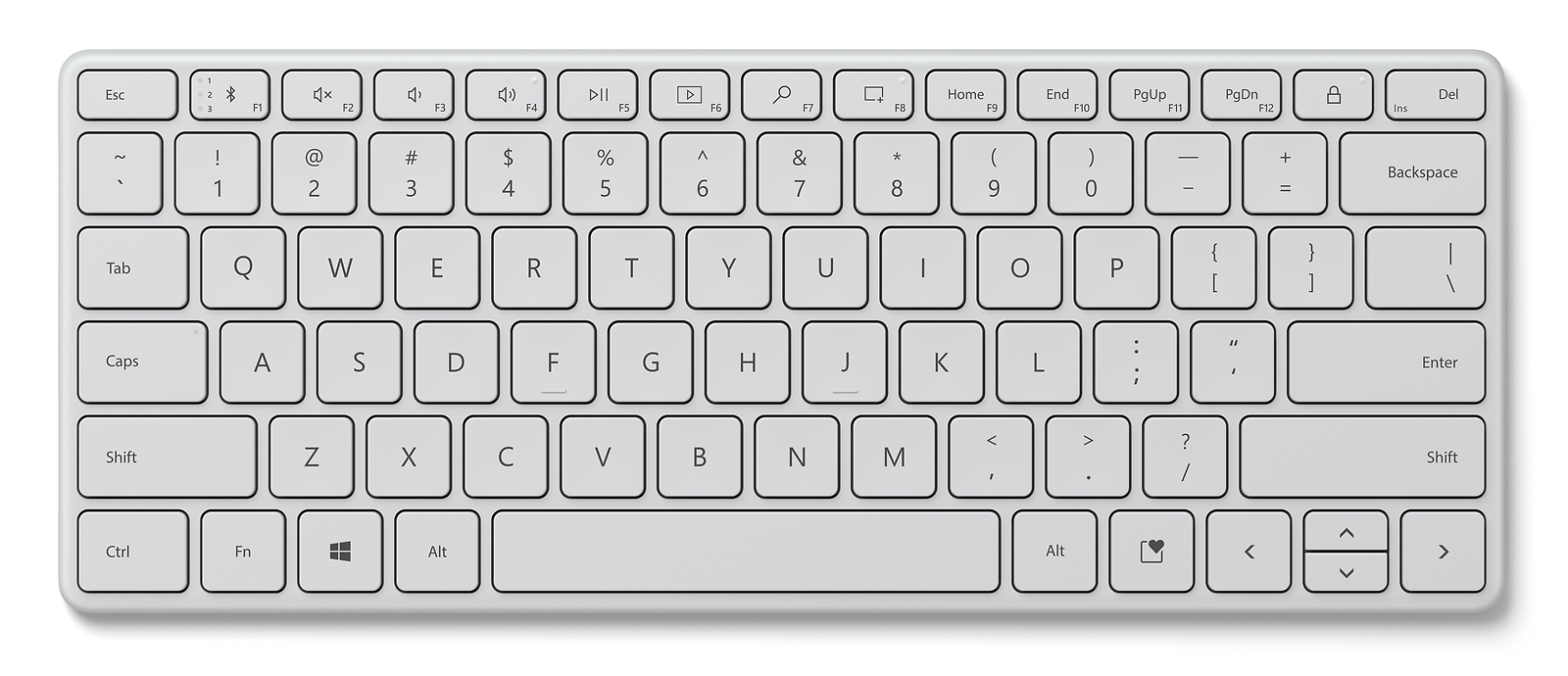 Microsoft Designer Compact Tastiera Bluetooth Qwertz Tedesco Bianco