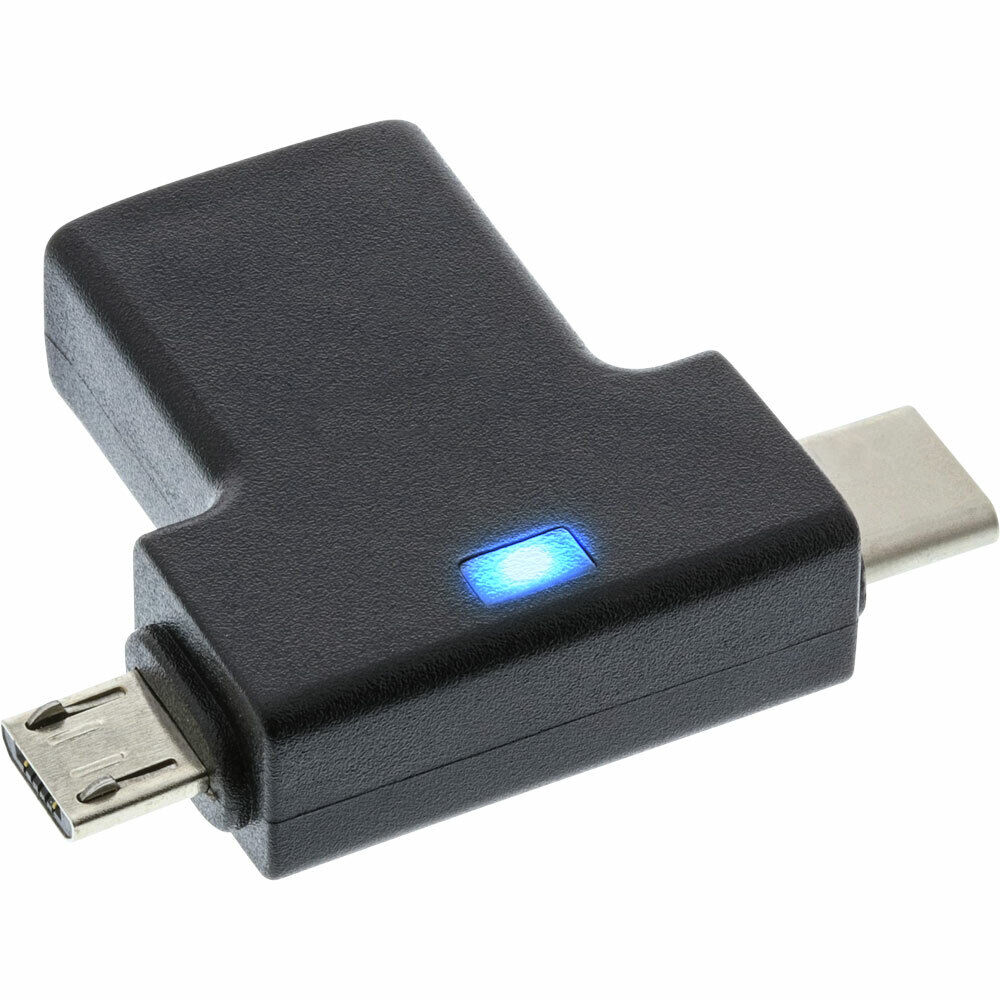 INL InLine® Adattatore a T OTG USB 3.1/2.0 USB 3.1/2.0, spina Type-C o  microUS