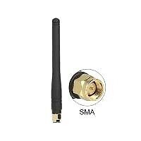 Delock Antenna ISM 433 MHz SMA 25 dBi omnidirezionale flessibile nera