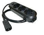 ONLINE USV-Systeme USV-Steckdosenleiste 16 A prolunghe e multiple 18 m (SCHUKO-A
